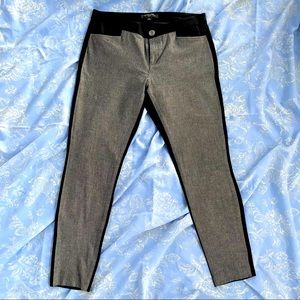 Banana Republic Gray+ Black Sloan Pant